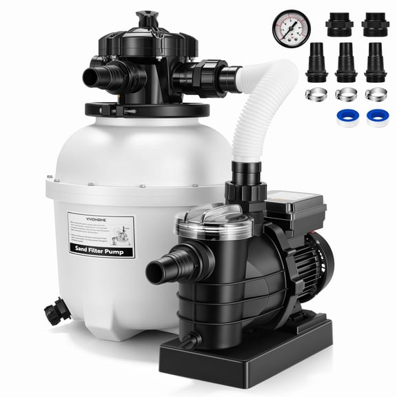 SPECSTAR 13" Sand Filter Pump for Above Ground Pools up to 4,600 Gallons