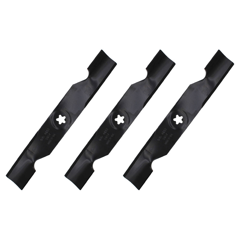 (3) High Lift Mower Blades Fits Husqvarna Riding Mower YTH2148 YTH2448 Replaces 532180054