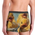 thumbnail image 3 of Novelty Boxer Briefs Stretchy Underwear Comfort for Men, Rubber Ducks Funny Vintage, 3 of 5