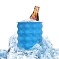 thumbnail image 3 of Molde para cubitos de hielo, cubeta de hielo de silicona con tapa (2 en 1), bandejas de hielo de fácil liberación tipo prensa, máquina para hacer cubitos de hielo para cócteles congelados, 3 of 5