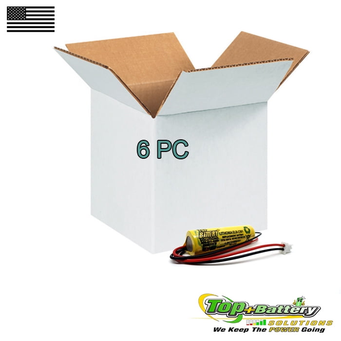 Replacement Battery For Lithonia ELB-CS01, EXR EL 122 C4T Qty.6