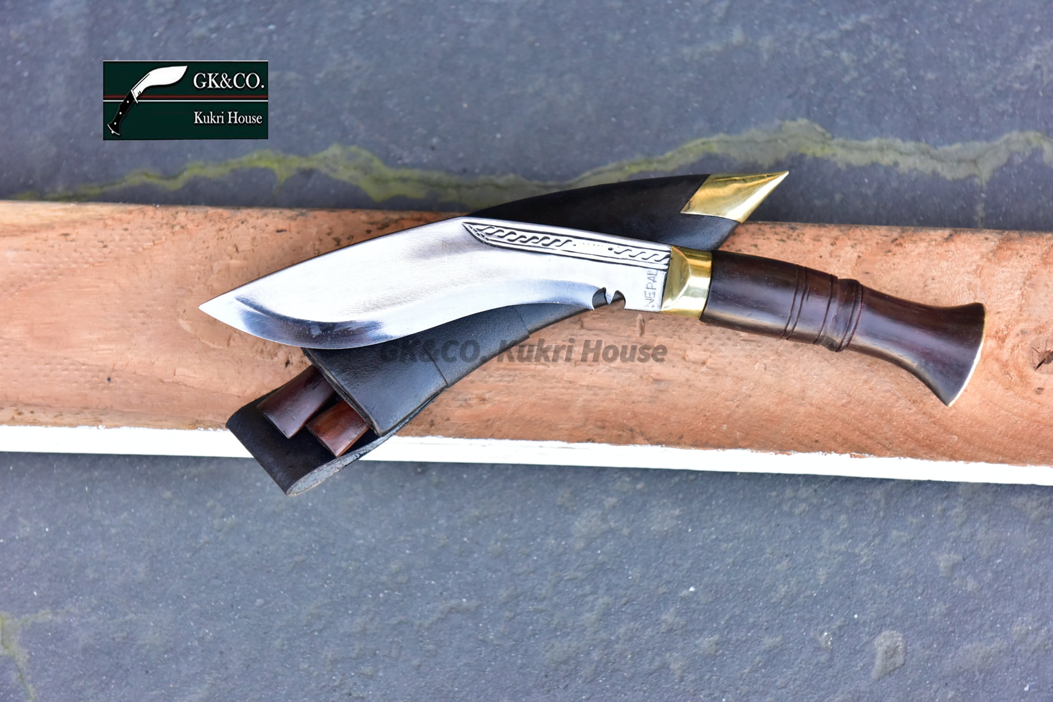 6" Blade Super Mini Jungle Kukri / Khukuri- Kitchen Knife- Handmade in Nepal by GK&CO. Kukri House