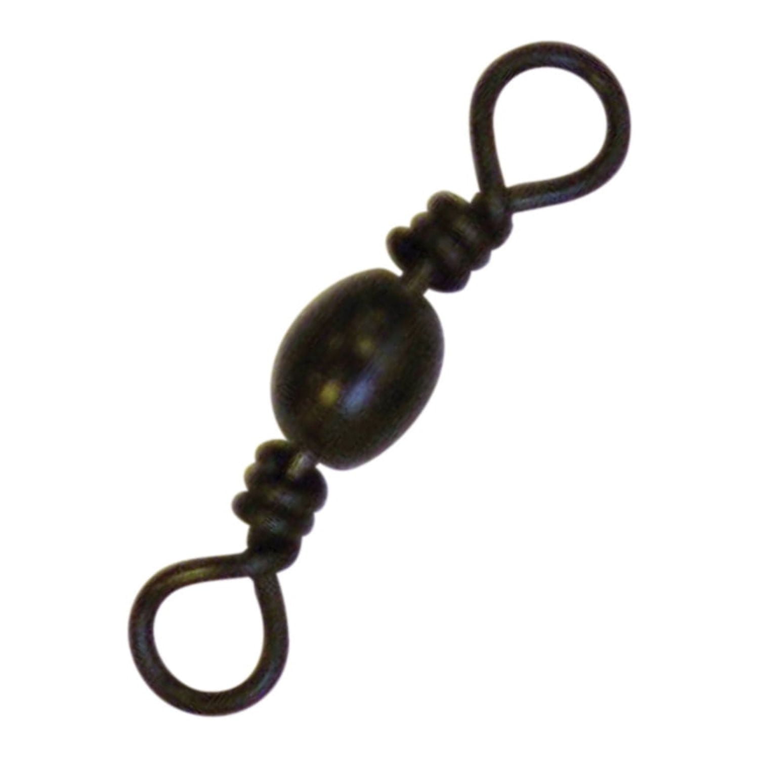 Eagle Claw Barrel Swivel, Black, Size 5, 12 Pack