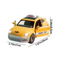 thumbnail image 3 of bxhwj Taxi Toy Car for Kids, Push and Go Educational Toy with Music & Traffic Sounds, Interactive Learning Vehicle for Toddlers Ages 0-12, Classic Blue and Yellow Cab Design, 3 of 6