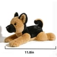 thumbnail image 2 of Cute Husky Dog Plush Toy - 11.8in Soft Realistic Lying Pet Puppy Stuffed Animals Pillow Doll Toys, 2 of 6