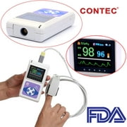 Handheld CMS60D Pulse tester pulse oxygen saturation and pulse rate with PC software