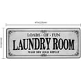 thumbnail image 4 of Laundry Room Rug Runner Non Slip Laundry Mats Mudroom Runner Farmhouse Kitchen Floor Mat Bathroom Laundry Room Decor Accessories( Grey, 20 X 47 inch ), 4 of 6