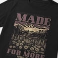 thumbnail image 3 of Made For More Ephesians 2:10 Christian T-Shirt, Retro Mountain Wildflower Faith Graphic Tee, Bible Verse Gift, 3 of 9
