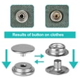 thumbnail image 6 of 100X Snap Fastener Kit Stainless Steel Boat Canvas Screw Press Stud Cover Button, 6 of 9