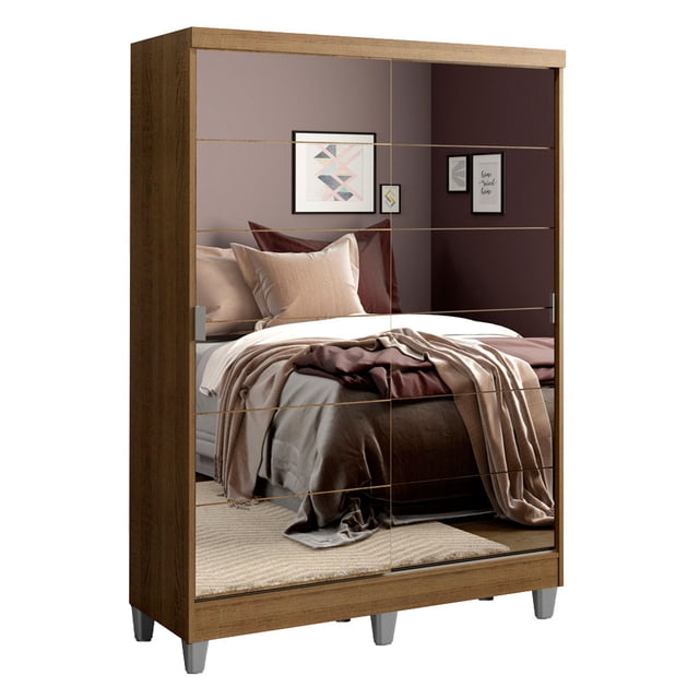 Ropero Closet Madesa Luke 2 Puertas Corredizas con Pies M
