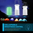 thumbnail image 4 of LED Camping Lantern, 4-Cell Battery-Powered Flashlight (Suitable for Power Outages), Portable Foldable Pendant Lantern, Essential for Home and Outdoors, Hurricane Emergency Light Survival Tool, 4 of 8