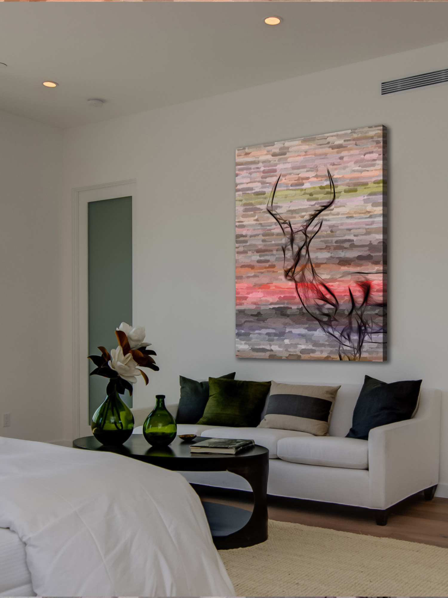 Parvez Taj "Antelope" Print on Canvas