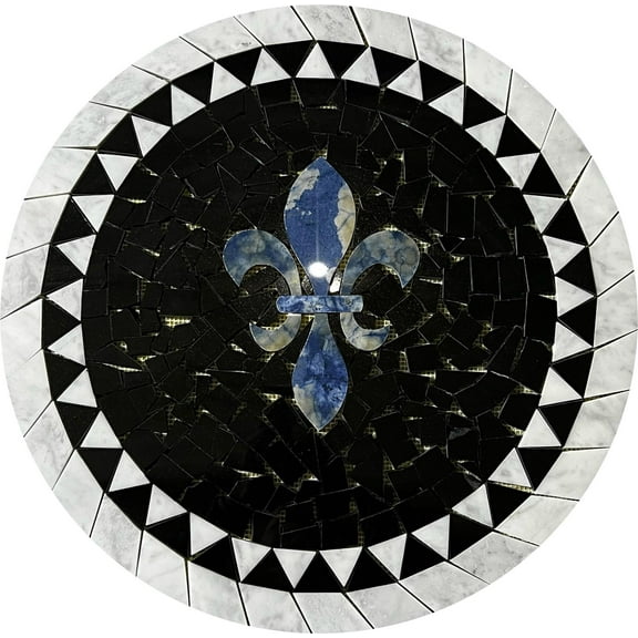 Floor Marble Medallion 24''x24''