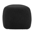 thumbnail image 6 of Pemberly Row Modern Fabric Small Ottoman in Palladian Charcoal, 6 of 12