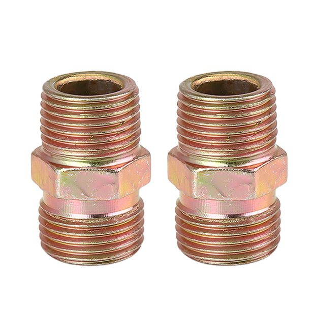 2Pcs De 3/8" Npt Para M18X1.5 mm Adaptador De Conector Macho De Manguera De Aceite