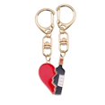 thumbnail image 1 of LLavero de pareja BFF de Hamburgo para mujeres y hombres, colgante en forma de corazón con letras de dibujos animados, mochila de moda, accesorios de joyería, regalo lindo, 1 of 4