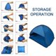 thumbnail image 4 of Mini Portable Pop-Up Sun Shelter, Beach Sunbathing Canopy Tent for Head & Face, Sun Tent with Phone Holder, 4 of 5