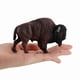 thumbnail image 2 of Figura de bisonte americano, búfalo salvaje, con becerro, PVC, 10,3 cm, 2 of 3