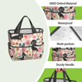 thumbnail image 4 of Garden Tool Bag,Dachshund and Flower Garden Tool Organizer,Garden Gifts,Waterproof Multi-Pocket Garden Tool Storage 11.8x5.5x11.4 Inch(Tools NOT Included), 4 of 6