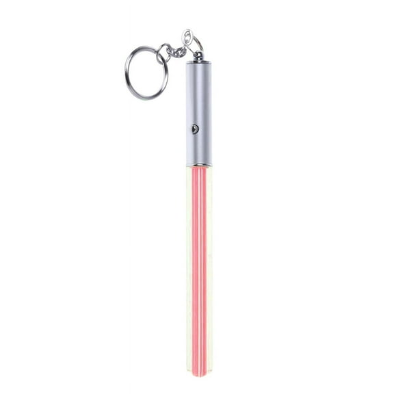 Glowing Light Up Saber Keychains Party Light Stick Mini Lightsaber Keyring