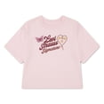 thumbnail image 5 of Levi Strauss Signature Girls Short Sleeve Graphic Tee, Size 4-16, 5 of 8