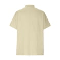 thumbnail image 3 of T-shirts d'Été pour Femmes T-Shirts à Volants Col Rond Couleur Unie Bas T-Shirt Haut T-Shirts d'Été pour Femmes Mode T-Shirts d'Été pour Femmes, 3 of 7
