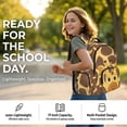 thumbnail image 4 of Yuyamidu Cute Giraffe School Backpack Set for 3rd-5th Grade Kids 4Pcs Elementary Schoolbag Bundle with Insulated Lunch, Pencil Pouch and Water Bottle Bag for Boys Girls, 4 of 7