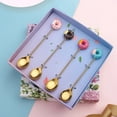 thumbnail image 4 of Cartoon Style Adorable Household Hotel Tableware Portable Reusable Stirring Dinnerware Cake Salad Dessert Flatware Candy Spoon Rainbow, 4 of 9