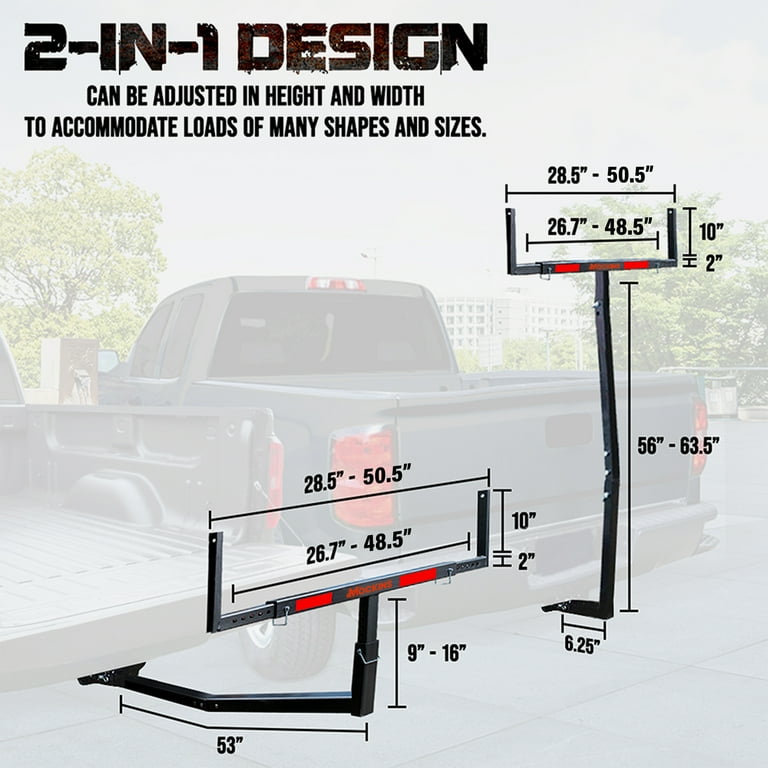 Hitch mount online bed extender