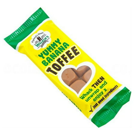 - Walkers Banana Split Toffee 50g bar (Pack of 6)