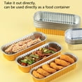 thumbnail image 4 of Ludlz 30Pcs/Set Aluminum Foil Tin Box Disposable Takeout Packing Foil Box Food Tray Container Cooking Tool Kitchen Supplies, 4 of 8
