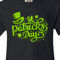 thumbnail image 4 of Inktastic St. Patrick's Day Hand Lettering with Green Top Hat Youth T-Shirt, 4 of 5