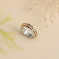 thumbnail image 6 of Muses Art Design Fidget Rings, Anxiety Rings, Spinner Rings, Band Rings with Birthstone, Stainless Steel, Women and Men, Meditation Rings, Thumb Rings, Stress Relieving and Anxiety Reducing, 6 of 7