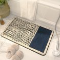 thumbnail image 5 of Hiroekza Bathroom Rugs Non Slip Washable Bath Mat 40x60cm Quick Dry Anti Mold Polyester Fiber Shower Rug for Bathroom Floor Tub and Shower Cloud Comfort Bath Rug Blue, 5 of 6