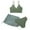 Green-3, variant on Teen Girl Swimsuit 3 Piece Bathing Suit with Beach Skirt Summer Beach Swimwear Bikinis for Teens 13-14 Years