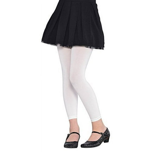 White Footless Tights - Child M/L
