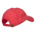 thumbnail image 4 of Captain Anchor Embroidered Washed Cap - Red OSFM, 4 of 5