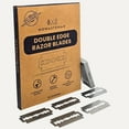 thumbnail image 1 of wqlpp-50 Count Double Edge Safety Razor Blades by - Double Edge | Made from USA Steel | Super Platinum Coated | Replacement Razor Blades, 1 of 4
