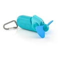 thumbnail image 3 of 2 PACK O2COOL Carabiner Sport Clip Personal Misting Fan - Teal, 3 of 4
