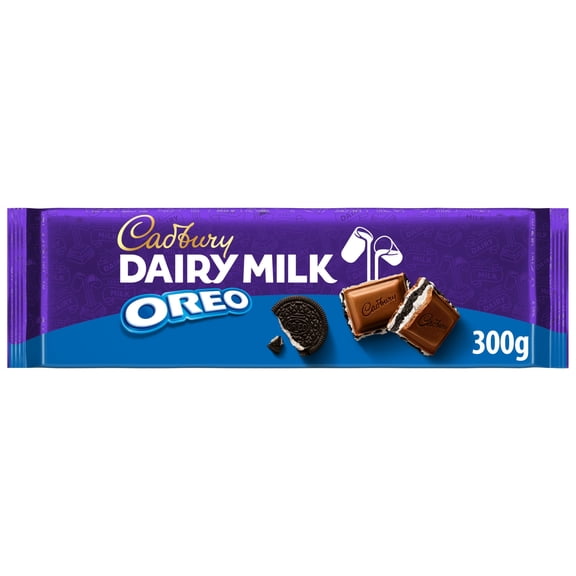Cadbury Dairy Milk Oreo Chocolate Block 300g, Imported from Britain