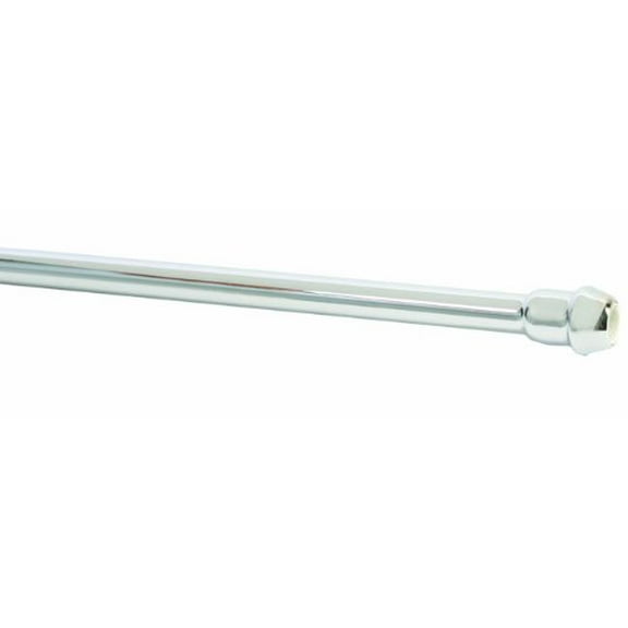 Mountain Plumbing 432XBRN Bull Nose 3/8-Inch Outer Diameter by 20-Inch Rigid Supply Tube, Brushed Nickel