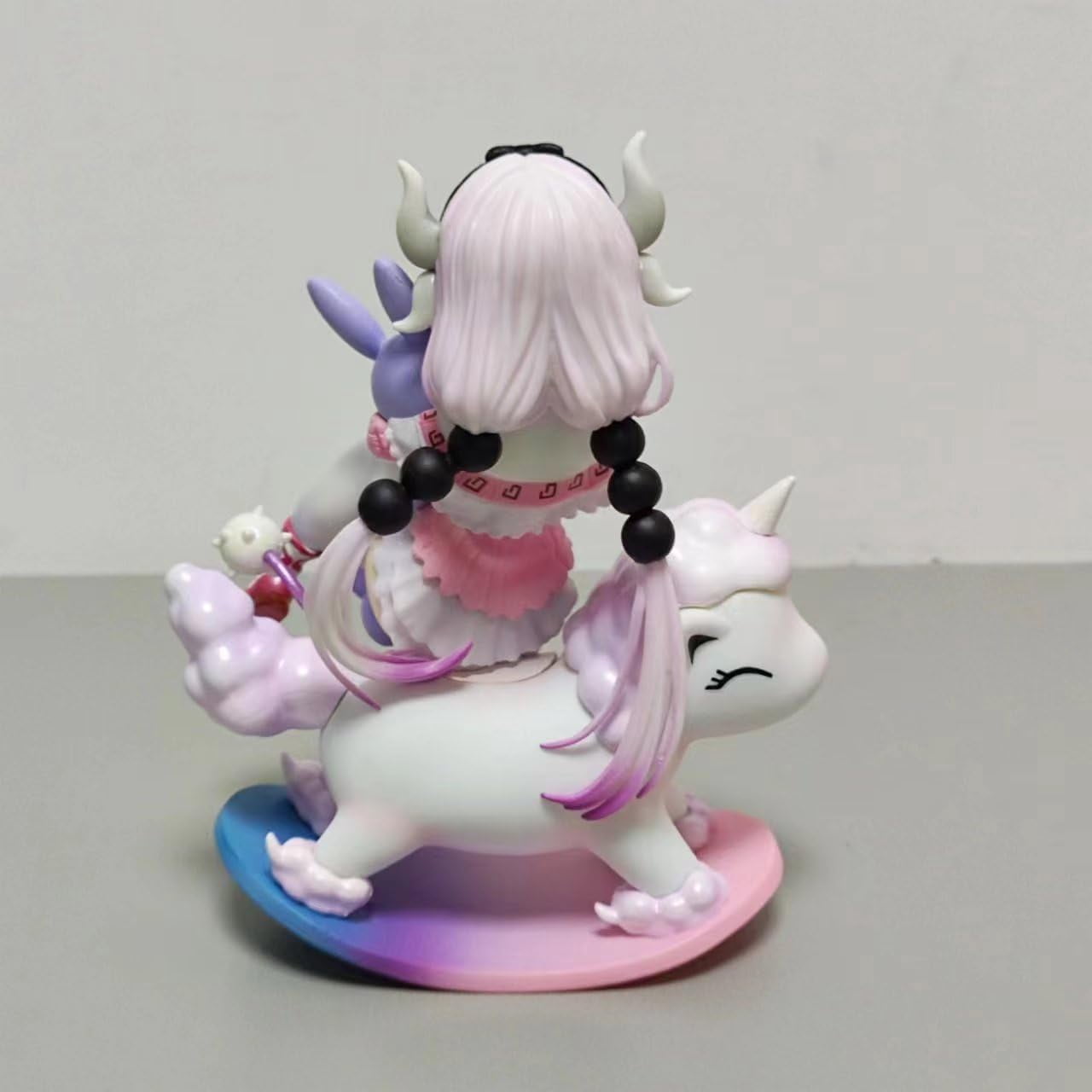 Newly Kanna Figure Sitting Cute Trojans Kanna Action Figures 15cm/5.9inch Anime Character Collection Decor Statue Model Desktop Decoration Ornament Gifts (A)