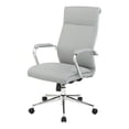 thumbnail image 2 of High Back Manager's Chair with Dillon Steel Gray Fabric and Chrome Base, 2 of 9