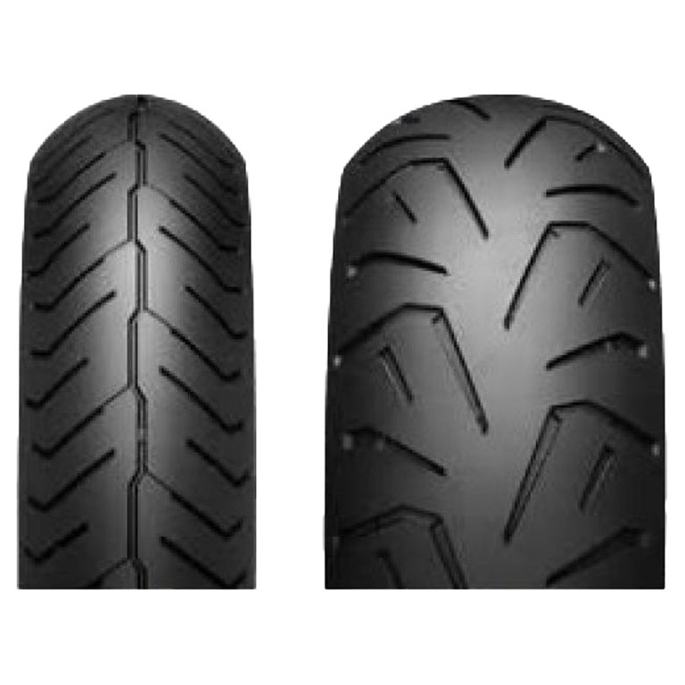 Bridgestone Exedra G852 Motorcycle Tire, Blackwall, Size 210/40R18
