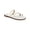 Off White, variant on Womens MALTESE Faux Leather Toe Loop Strappy Sandals