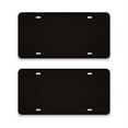 thumbnail image 2 of 2 Black Ultra Thick Blank Aluminum Composite Metal License Plates -Wholesale Car Tags for Customization - Personalize With Vinyl - Bulk Engravable Automotive Plate Tag - Black License Plate Tag, 2 of 5
