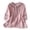 Pink 02, variant on 3/4 Length Sleeve Womens Tops Bohemian Floral Embroidered Collar Blouse, Loose Puff 3/4 Sleeve Half Button‑Front A-line Top, Relaxed High‑Low Curved Hem Shirt Womens Tops