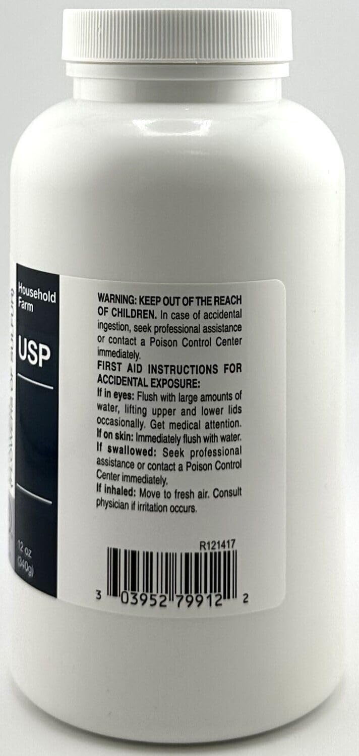 Humco Sulfur Sublimed Powder USP 12 oz
