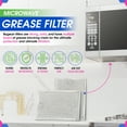 thumbnail image 3 of Microwave Filter Replacement 7.92” x 5.90” Fits 5303319568 Frigidaire Microwave Filter - Aluminum Mesh Screen Grease Filter - Freshens and Filters Kitchen Air in Over the Range Oven Vent Fan (2-Pack), 3 of 6