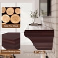 thumbnail image 3 of Kincubow 72 inch White Fireplace Mantel Shelf, Floating Wood Wall Mounted Shelf with Hidden Heavy Duty Bracket for over fireplace, Walnut Finish, 3 of 7